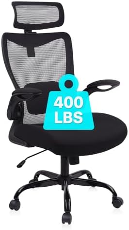 CLATINA 400LB Heavy Duty Ergonomic Mesh Office Chair