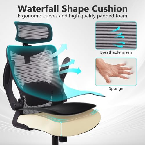 CLATINA 400LB Heavy Duty Ergonomic Mesh Office Chair