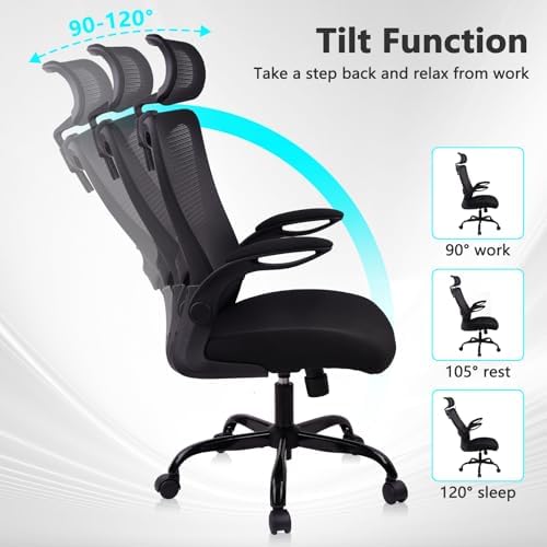 CLATINA 400LB Heavy Duty Ergonomic Mesh Office Chair