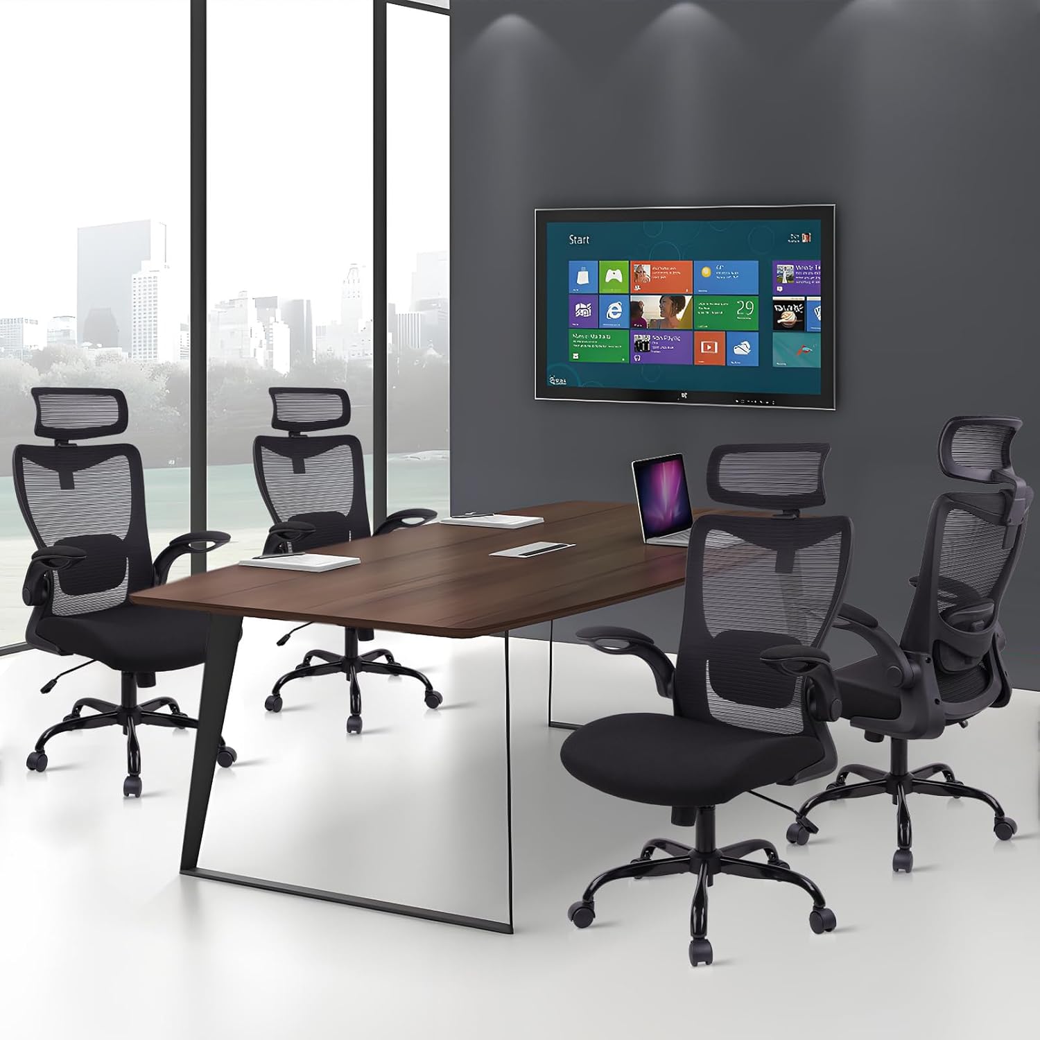 CLATINA 400LB Heavy Duty Ergonomic Mesh Office Chair