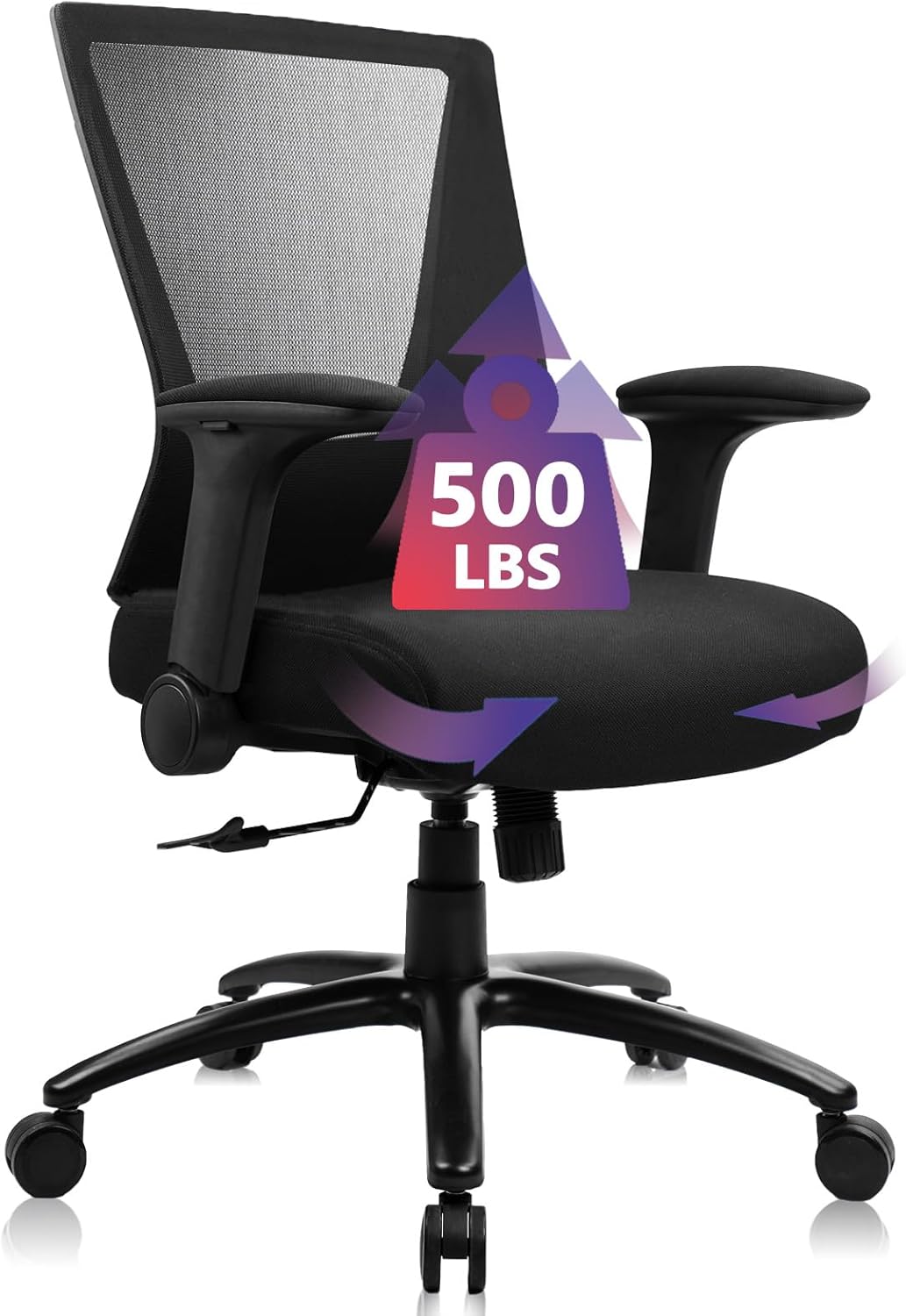 CLATINA 500lbs Big & Tall Ergonomic Mesh Office Chair