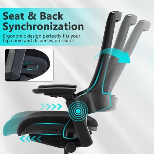 CLATINA Ergonomic Office Chair with 3D Armrest & Lumbar
