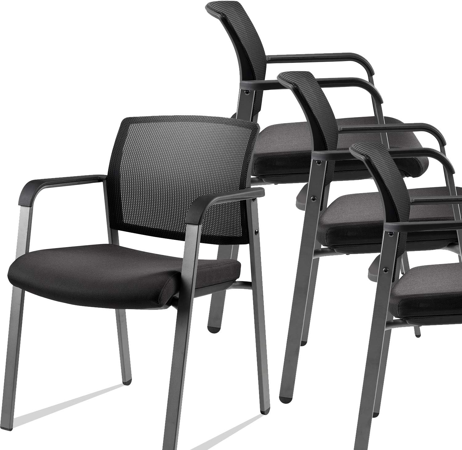 CLATINA Mesh Back Stacking Chairs